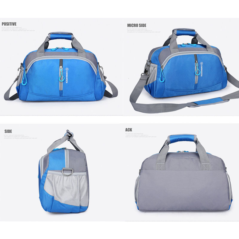 Veekindel nailonist reisipagasi kott Suure mahutavusega spordijooga spordisaali kott Naiste fitness korvpallitreeningu õlakott XA1WD