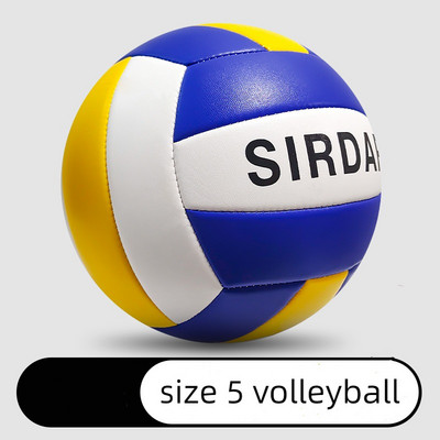 Volei Dimensiune Profesională 5 PU Îngroșare Durabilă Minge de antrenament Bărbați Femei Cusut la mașină Volei pe plajă rezistent la uzură