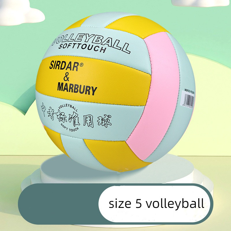 Volei Dimensiune Profesională 5 PU Îngroșare Durabilă Minge de antrenament Bărbați Femei Cusut la mașină Volei pe plajă rezistent la uzură