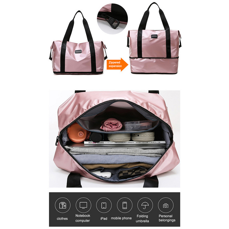 Oxfordi spordiseljakott suure mahutavusega treeningkott Veekindel reisikäekott Ujumisjooga spordikotid naistele meestele