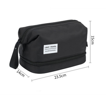 Нова мъжка чанта за пране с голям капацитет Мъжка козметична чанта за сухо и мокро разделяне Водоустойчива чанта за баня Пътна чанта Мъжка чанта