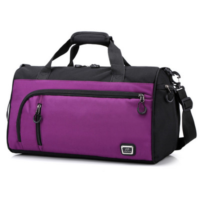 „Oxford“ kūno rengybos krepšys didelės talpos sportinė kuprinė piniginė Atsparus nusidėvėjimui reguliuojamas pečių dirželis su užtrauktuku kelionėms plaukioti