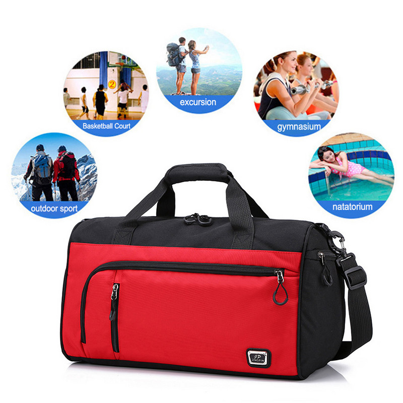 „Oxford“ kūno rengybos krepšys didelės talpos sportinė kuprinė piniginė Atsparus nusidėvėjimui reguliuojamas pečių dirželis su užtrauktuku kelionėms plaukioti