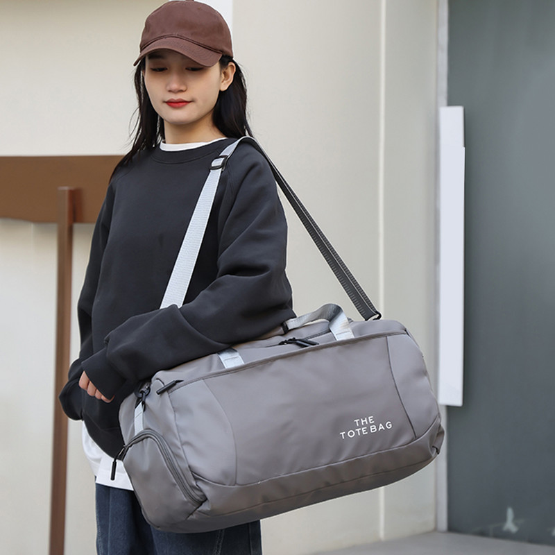 Geantă de fitness în aer liber, uscată, umedă, separată, geantă de călătorie multifuncțională, drumeții, camping, genți de nailon, impermeabile.