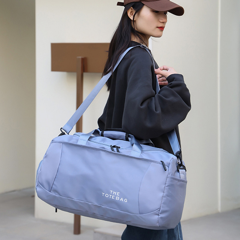 Geantă de fitness în aer liber, uscată, umedă, separată, geantă de călătorie multifuncțională, drumeții, camping, genți de nailon, impermeabile.