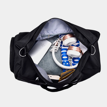 Спортна спортна чанта Дамски полиестерни чанти за сухо и мокро разделяне Водоустойчива раница за ръчен багаж за мъже Обучение Плуване Йога Туризъм