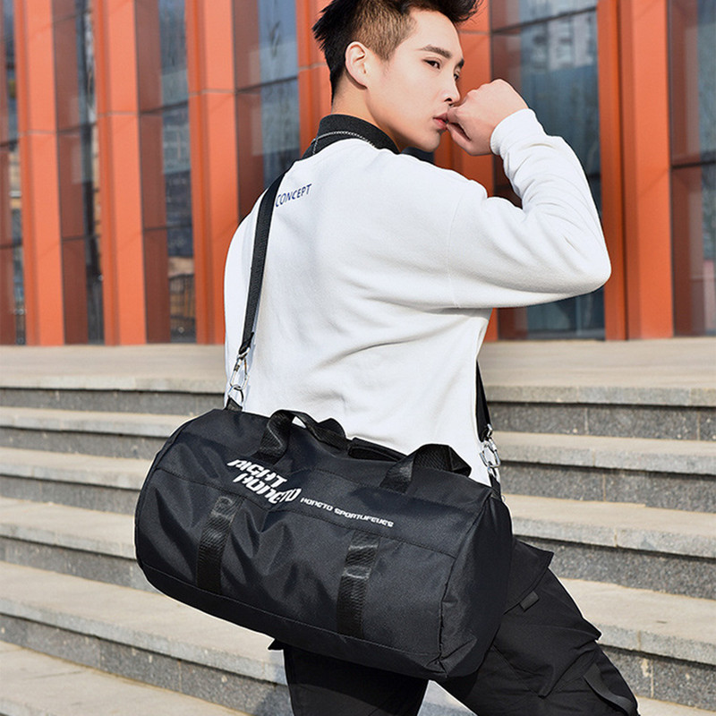 Geantă de sport pentru femei, poliester, uscată, umedă, separare, bagaje de mână, rucsac pentru bărbați, antrenament, înot, yoga, drumeții