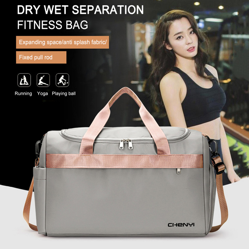 Spordikott Meeste jõusaalikott Oxford Dry Wet eralduskotid Suure mahutavusega treeningkott Veekindel reisiseljakott Joogakott