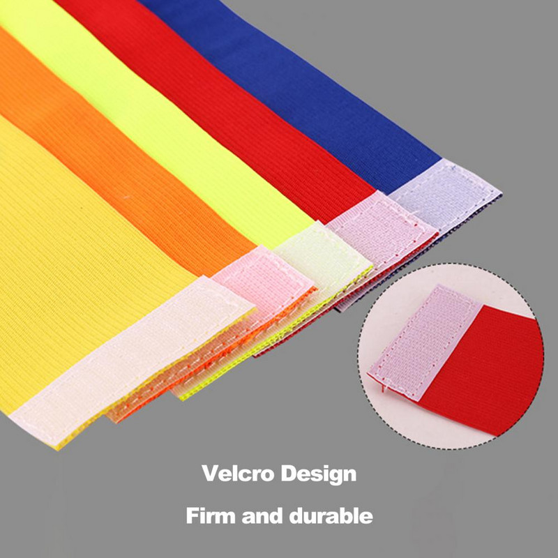 Täiskasvanute meeskonna käepaelad Suure elastsusega reguleeritav hea nähtavusega Jalgpallitreening Meeskonnasport Jalgpall Käepael Spordivarustus