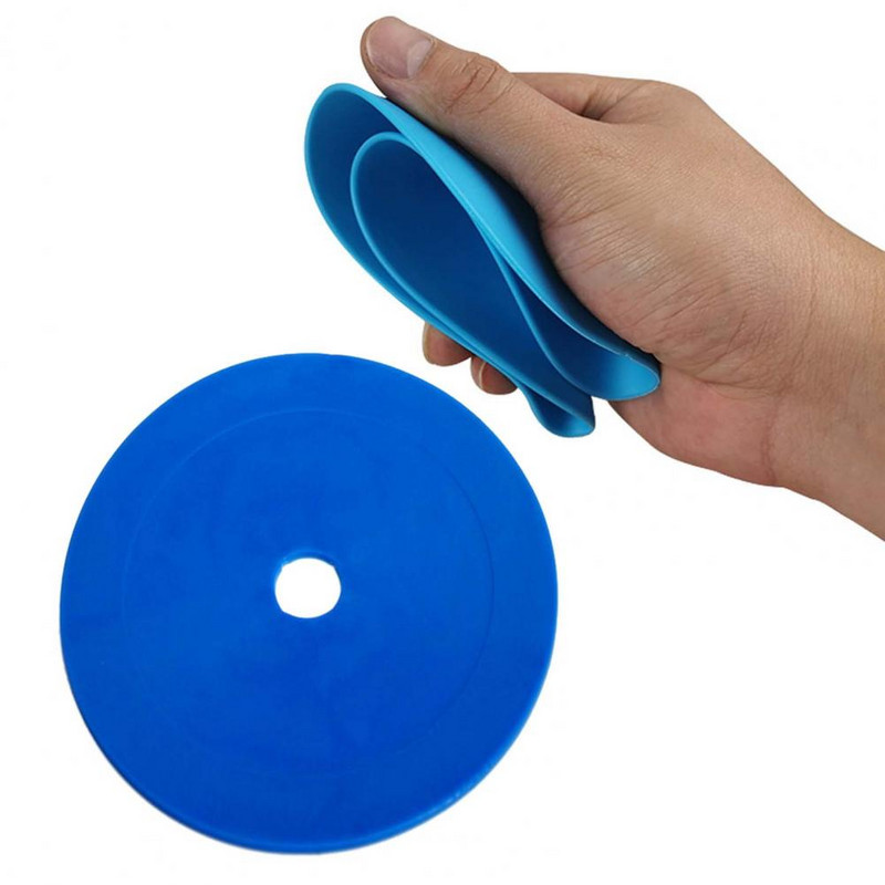 Labdarúgás Edzés Mark Plate Csúszásmentes edzés Élénk szín Foci Edzés Akadály Kerek Korong Futball Sportok