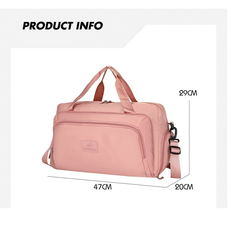 Vandeniui atsparus treniruoklių krepšys Moteriškas kūno rengybos kelioninis krepšys Vyrams sausa šlapia rankinė Rankinė ant pečių Ultralengvas jogos sportinis krepšys su batų skyriumi