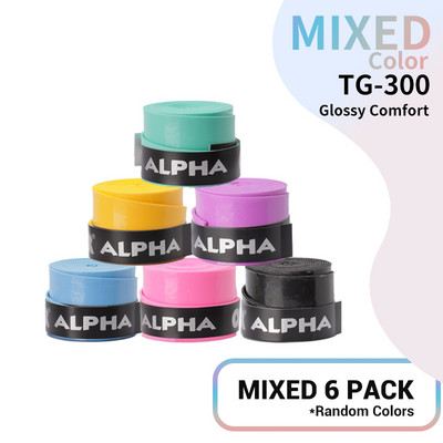 6 vnt. Overgrip teniso ALPHA lipni sauso vyniojimo prakaito juosta neslystanti meškerės rankena badmintono padelio teniso raketėms