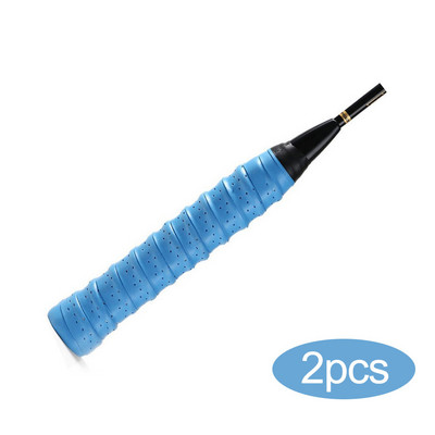 2 vnt. Teniso raketės, neslystanti, sugerianti prakaito juosta lauko meškerės vyniojimo dirželis, sportinis badmintono skvošo juostelė