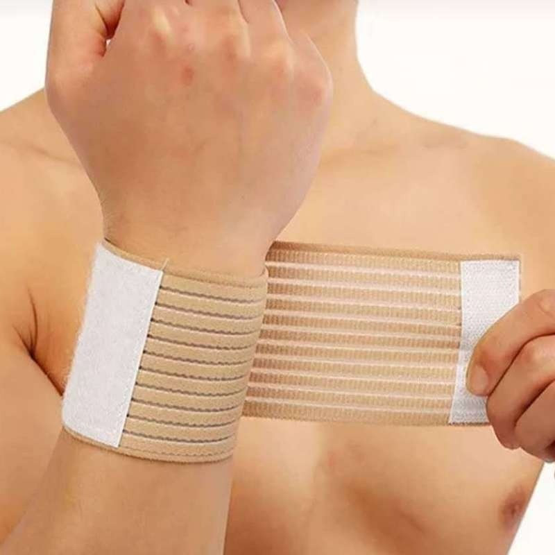 Elastinis sportinis tvarstis Riešo juosta Rankų gimnastikos atrama riešo petnešėlėmis teniso medvilninė riešo juosta Fitneso pratimai Jėgos kilnojimas