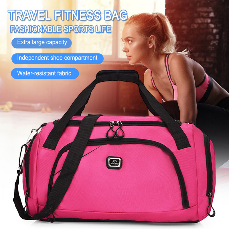 Sportinis krepšys Treniruotės Sporto krepšys Vyrams Moterims Sporto Krepšiai Rankinė Lauko Sportinis dėklas vyrams Moterims Didelės talpos jogos sportiniai krepšiai