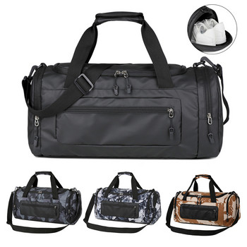 Мъжка чанта за фитнес Военна тактическа чанта за пътуване Голям капацитет Чанти за багаж за фитнес зала Спортна чанта за туризъм на открито Трекинг чанта