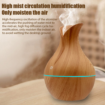 Mini Wood Grain Air Humidifier Aroma Essential Oil humidificadores Home Diffuser Cool Mist Sprayer Parfume Purifier