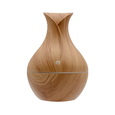 Mini Wood Grain Oro Drėkintuvas Aroma Eterinis Aliejus Humidificadores Namų difuzorius Cool Mist Purškiklis Kvapų kvepalų valytuvas