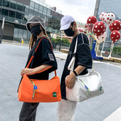 Nailonist spordikott Suure mahutavusega kaasaskantavad spordikotid, veekindlad multifunktsionaalsed kulumiskindlad kinnitusvööga reisiujumiseks