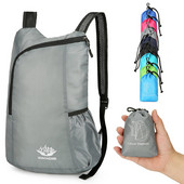 Nailonist unisex veekindel kokkupandav kott väliseljakott Kaasaskantav telkimine Matkamine reisimine päevakott Vaba aeg Unisex spordikott Seljakott