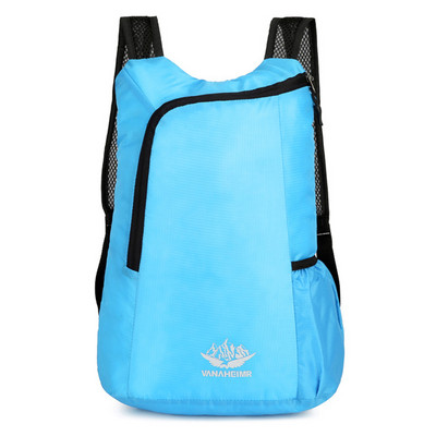 Nailonist unisex veekindel kokkupandav kott väliseljakott Kaasaskantav telkimine Matkamine reisimine päevakott Vaba aeg Unisex spordikott Seljakott