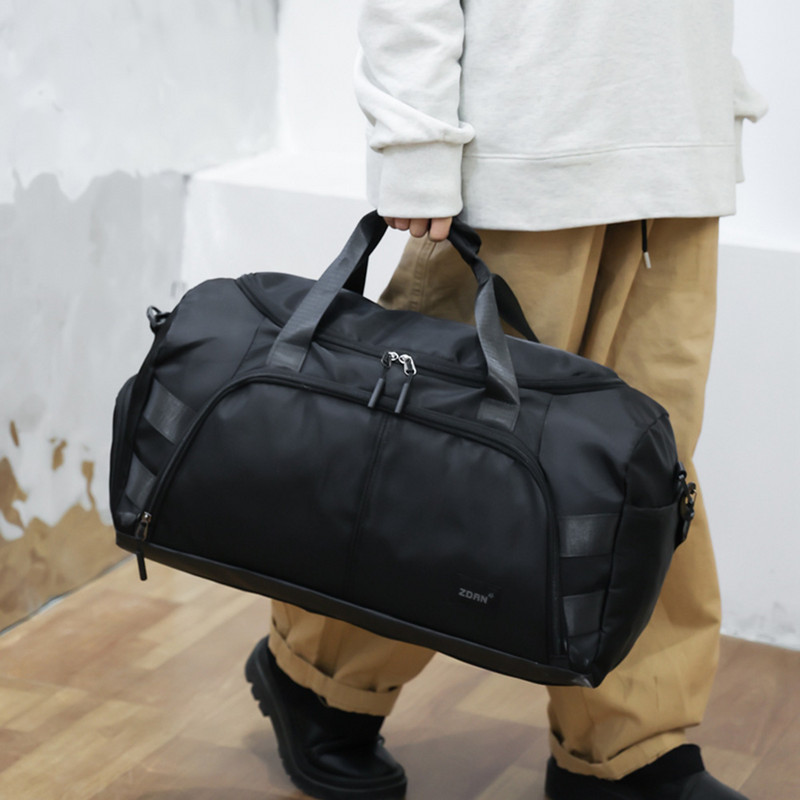 Nailoniniai nešiojamieji sporto krepšiai, vandeniui atsparus kūno rengybos krepšys su batų skyriumi, daugiafunkcis, atsparus nusidėvėjimui, skirtas kelionėms plaukioti