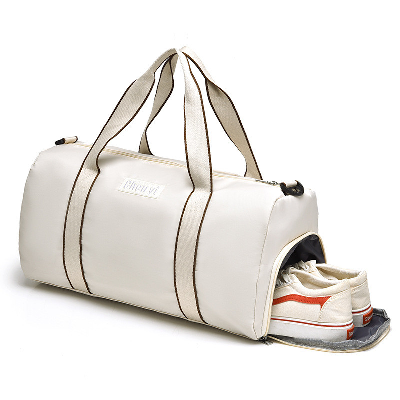 Moteriškas Vyras Sportinis treniruoklių krepšys Kelioninė sausa šlapia rankinė plaukimo rankinė per petį Savaitgalio kūno rengybos treniruočių jogos krepšys su batų skyriumi