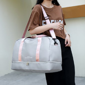 Gimnastikos krepšys Moteriška kūno rengybos rankinė Didelė sportinė šlapio ir sauso atskyrimo plaukimo joga krepšiai ant pečių Kelioninis krepšys su batais Sandėlis