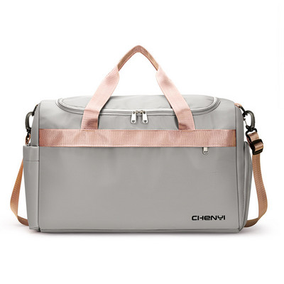 Madingas Oksfordo audinio kelioninis gimnastikos krepšys Moteriškas kūno rengybos jogos krepšys, sausas šlapias pečių krepšys Didelis kelioninis sportinis krepšys su batų skyriumi