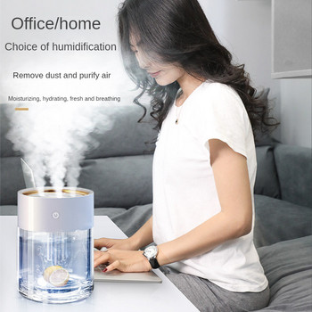 Air Humidifier 2L Home Aromatherapy Humidifiers Diffusers Transparent Led Aroma Essential Oil Diffuser Water Fogger Air Purifier