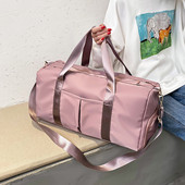 Vanjska vodootporna najlonska sportska torba za teretanu Muškarci Ženska fitness putna torba s mokrim i suhim džepovima i pretincem za cipele