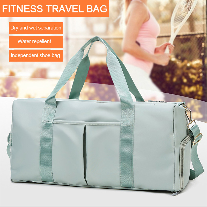 Vanjska vodootporna najlonska sportska torba za teretanu Muškarci Ženska fitness putna torba s mokrim i suhim džepovima i pretincem za cipele
