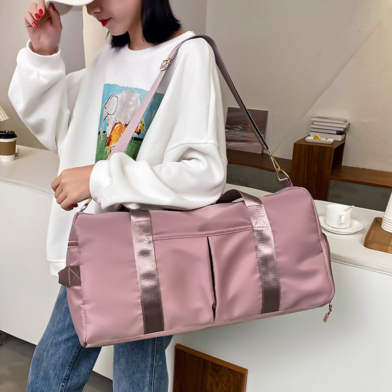 Vanjska vodootporna najlonska sportska torba za teretanu Muškarci Ženska fitness putna torba s mokrim i suhim džepovima i pretincem za cipele