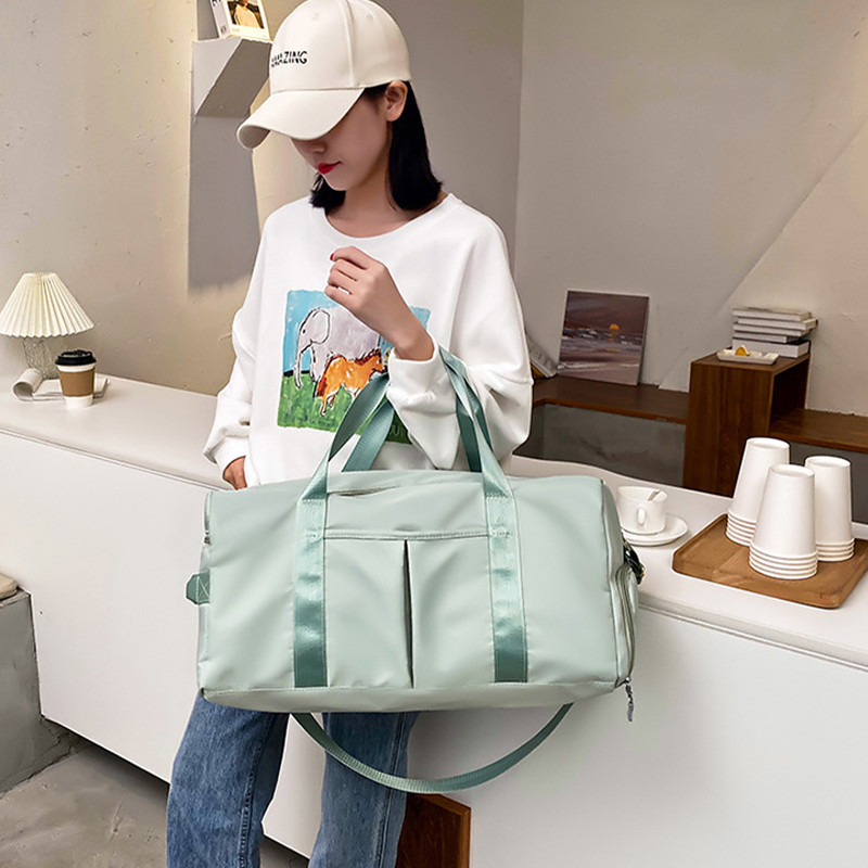 Vanjska vodootporna najlonska sportska torba za teretanu Muškarci Ženska fitness putna torba s mokrim i suhim džepovima i pretincem za cipele