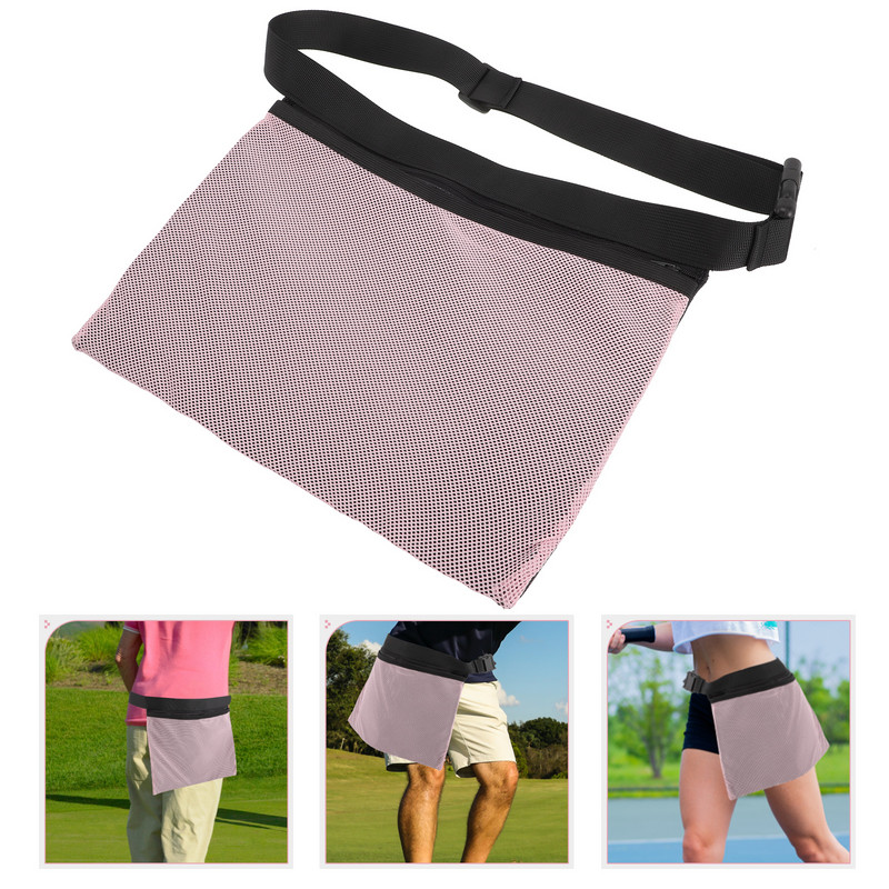 Teniso „Fanny Pack“ riešo dirželio kamuoliukų laikiklis Kūrybinis krepšio rinkimas Sandėliavimo rinktuvas Golfai Organizatorius Krepšiai Juosmuo