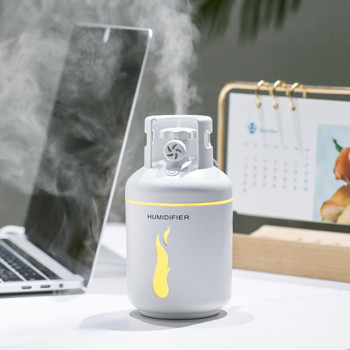 Υγραντήρας αέρα Creative Gas Tank Air Humidifier Essential Oil Diffuser USB Desktop Diffuser Light για υπνοδωμάτιο γραφείου