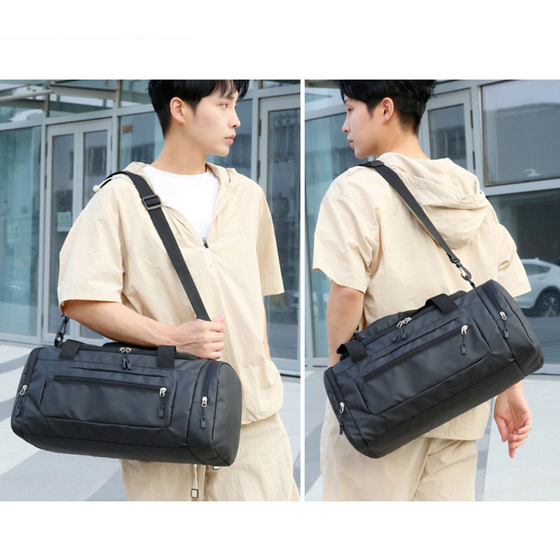 Suur meeste spordipagasi kott koos kingaruumi ja märja taskuga nädalavahetuse jõusaalikotiga telkimiseks/matkamiseks/matkamiseks/reisimiseks