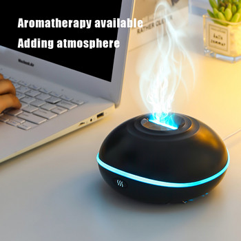 Flame Air Humidifier Waterless Auto-Off Aromatherapy Humidifiers Εξαιρετικά αθόρυβο με LED πολύχρωμο φως για αυτοκίνητο υπνοδωμάτιο καθιστικού