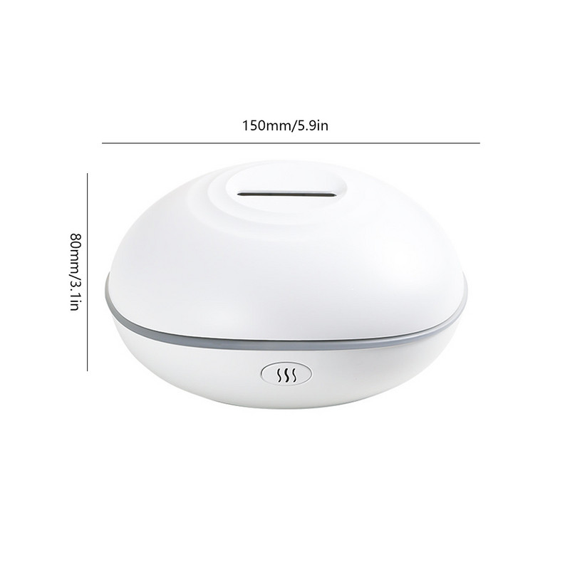 Leek-õhuniisutaja, veevaba automaatne väljalülitumine aroomiteraapia niisutajad, ülivaiksed värvilise LED-valgustusega elutuppa magamistuppa