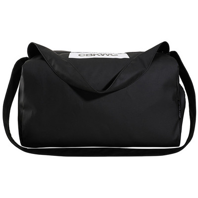 Unisex torba za fitness za pohranu, velika torba za ležerno vježbanje, vodootporna s pretincem za cipele Jednobojna jednostavna vanjska torba