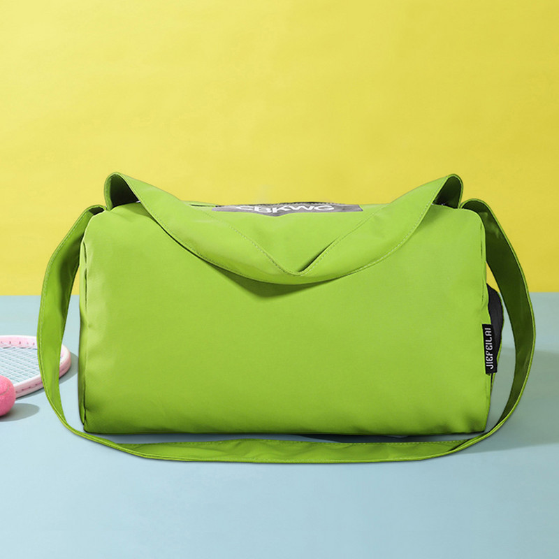 Unisex torba za fitness za pohranu, velika torba za ležerno vježbanje, vodootporna s pretincem za cipele Jednobojna jednostavna vanjska torba