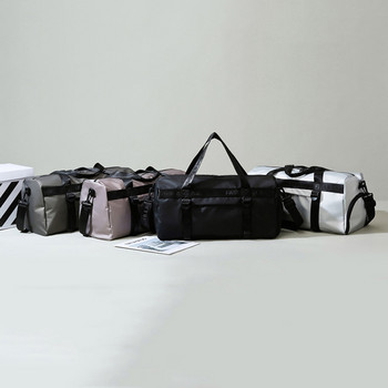 Модни спортни чанти за пътуване с отделение за обувки Дамска чанта за пътуване Водоустойчив джоб за сухо и мокро съхранение за фитнес зала/спорт/пътуване