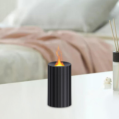 Liepsnos oro drėkintuvas eterinio aliejaus difuzorius rūko purškiklis liepsnos aromaterapinis aparatas automatiškai išsijungia mažas triukšmas gyvenamajam kambariui namuose