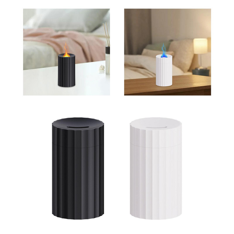 Liepsnos oro drėkintuvas eterinio aliejaus difuzorius rūko purškiklis liepsnos aromaterapinis aparatas automatiškai išsijungia mažas triukšmas gyvenamajam kambariui namuose