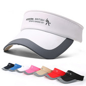 Suvised spordipäikesekübarad Tühjad ülemised mütsid Naiste müts Meeste mütsid Reguleeritav päikesekaitsekreem UV-kaitsega Tühi ülaosa Tennis Golf Jooksev päikesekübar