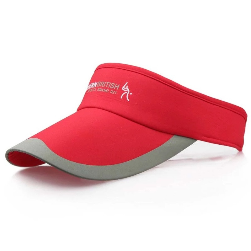 Suvised spordipäikesekübarad Tühjad ülemised mütsid Naiste müts Meeste mütsid Reguleeritav päikesekaitsekreem UV-kaitsega Tühi ülaosa Tennis Golf Jooksev päikesekübar
