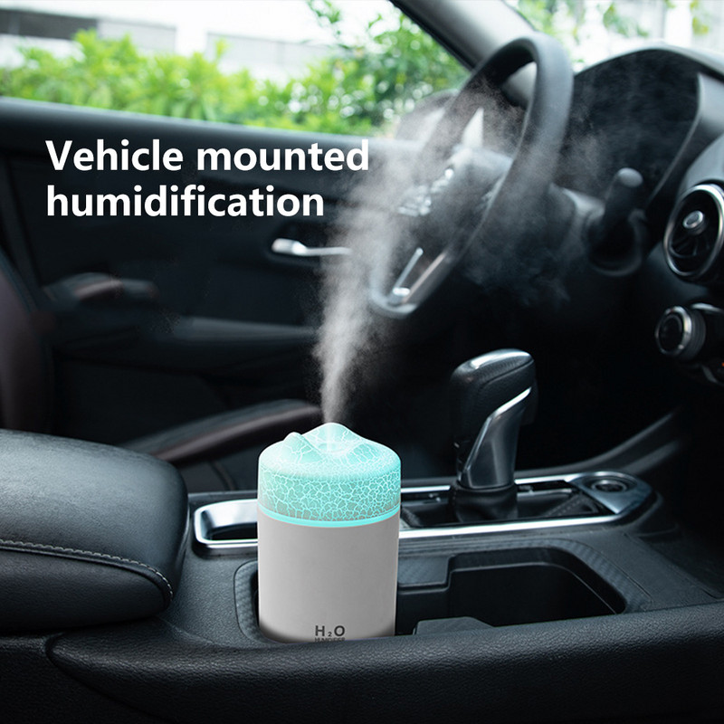 Õhuniisutaja Värviline Atmosfäärivalgus Aroomiteraapia Õhuniisutid Automaatselt välja lülituvad eeterlike õlide difuusorid koju/kontorisse/autosse