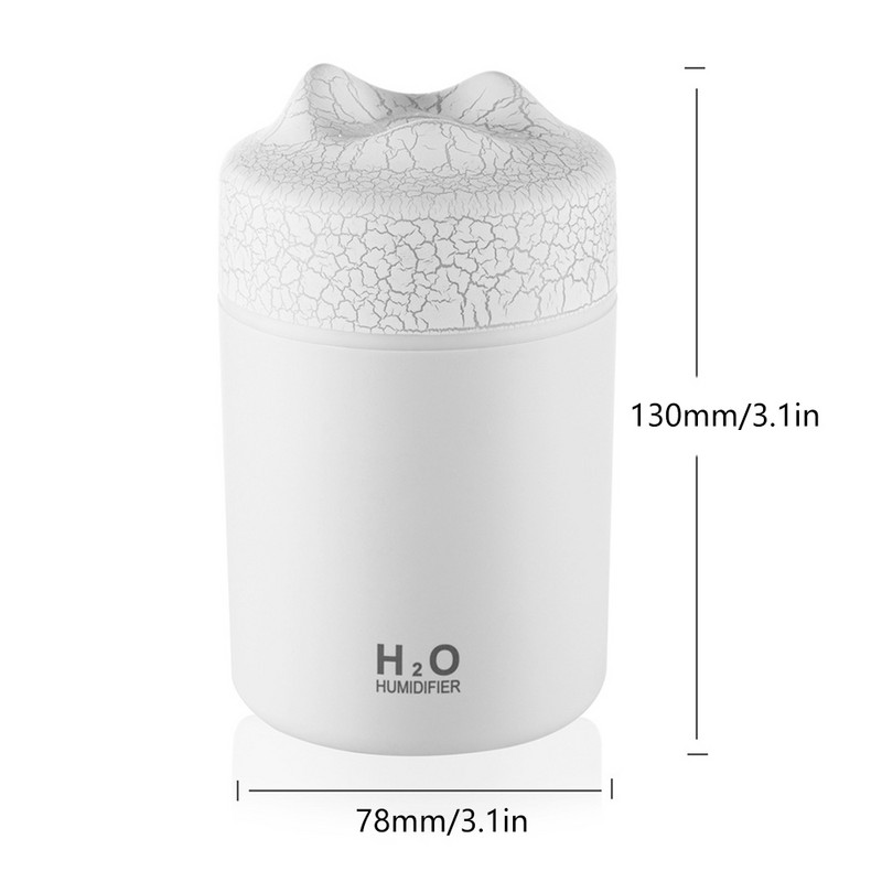 Õhuniisutaja Värviline Atmosfäärivalgus Aroomiteraapia Õhuniisutid Automaatselt välja lülituvad eeterlike õlide difuusorid koju/kontorisse/autosse