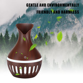 Mini aroomihajuti 300 ml puidutera aroomiteraapilised õhuniisutid, veevabad automaatselt väljalülituvad eeterlike õlide difuusorid magamistoa elutuppa