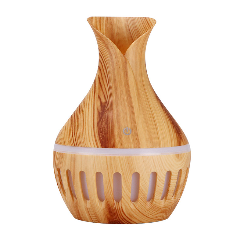 Mini aroomihajuti 300 ml puidutera aroomiteraapilised õhuniisutid, veevabad automaatselt väljalülituvad eeterlike õlide difuusorid magamistoa elutuppa